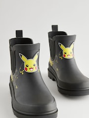 Black Pokemon Ankle Wellies - Image 3 of 5