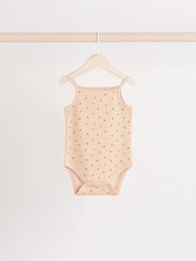 Karamell Floral - Trägerbody Baby, 100 % Baumwollbodys im 5 er-Pack - Image 5 of 11