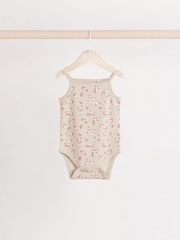 Karamell Floral - Trägerbody Baby, 100 % Baumwollbodys im 5 er-Pack - Image 7 of 11
