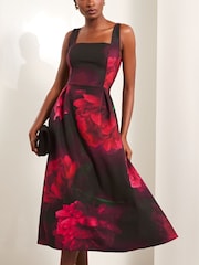 Rochie midi Lipsy cu gât pătrat de bal de absolvire - Image 3 of 4
