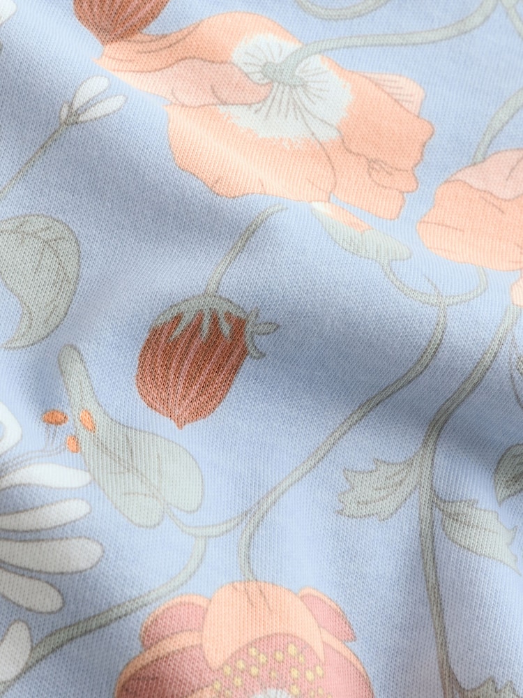 Blau mit floralem Muster - Baby Ärmellose Bodys im 5er-Pack - Bild 13 von 13 Blau mit floralem Muster - Baby Ärmellose Bodys im 5er-Pack - Bild 13 von 13