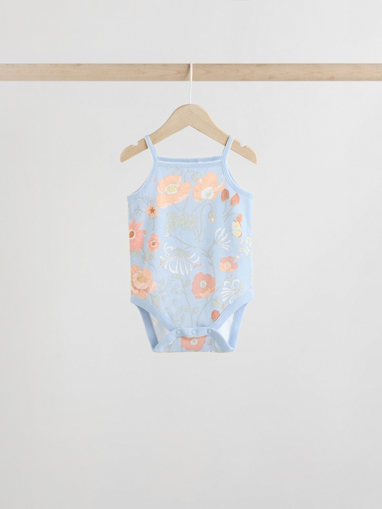 Floral bleu - débardeur Bébé Bodies 5 Lot - Image 3 of 13