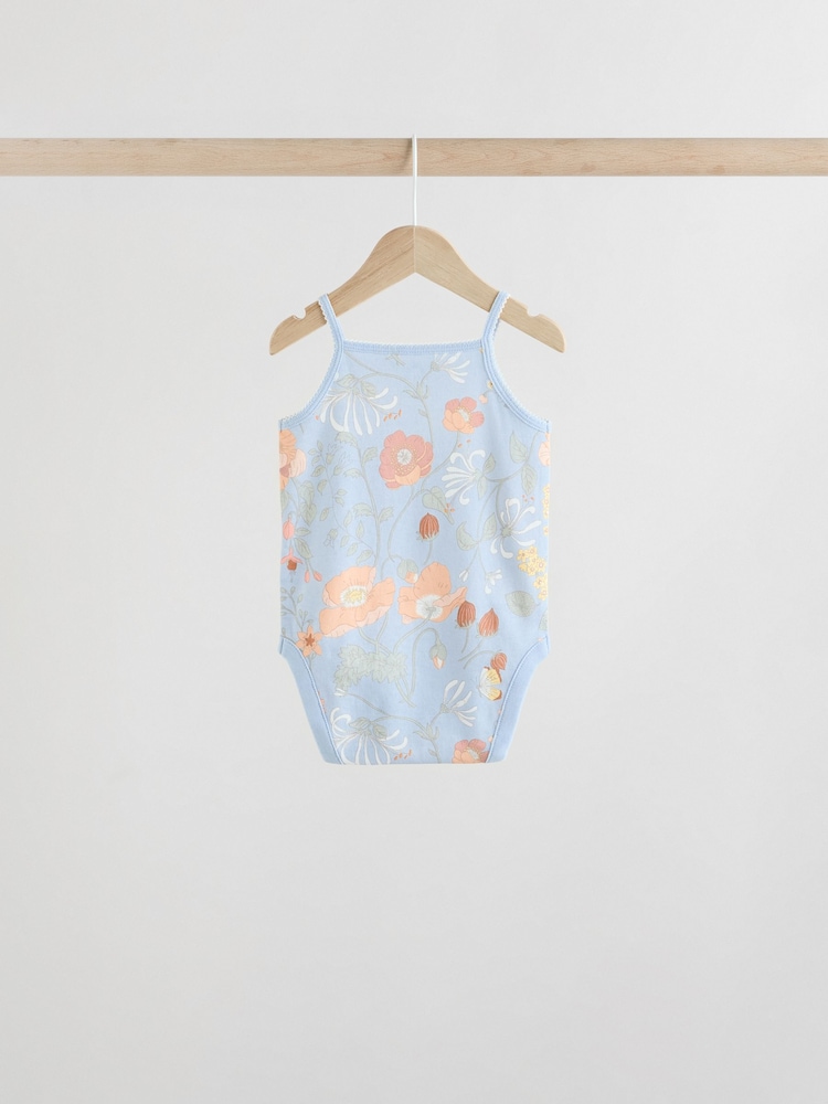 Floral bleu - débardeur Bébé Bodies 5 Lot - Image 4 of 13