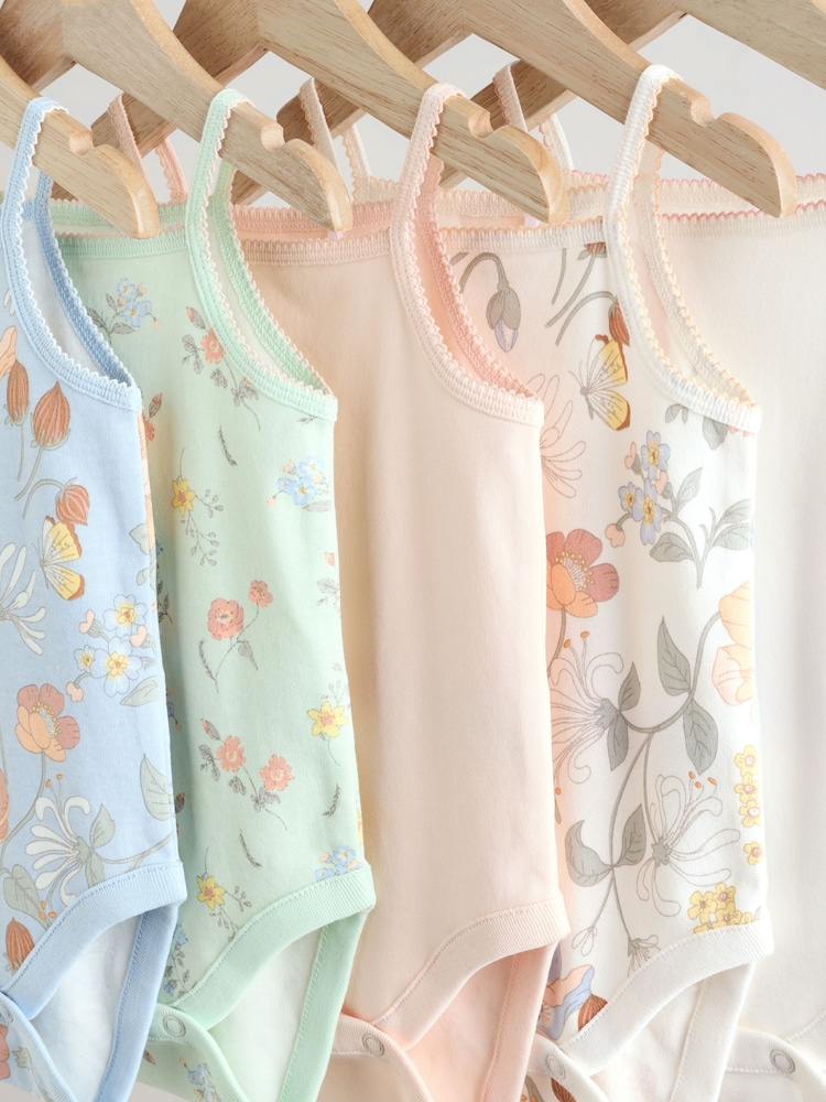 Floral bleu - débardeur Bébé Bodies 5 Lot - Image 9 of 13