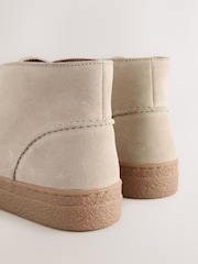 Neutral Suede Desert Boots - Image 4 of 5