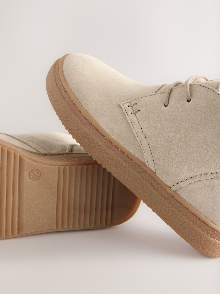 Neutral Suede Desert Boots - Image 5 of 5