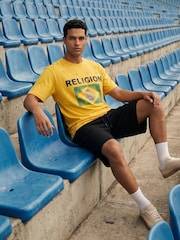Religion Yellow Brazil T-Shirt - Image 3 of 7