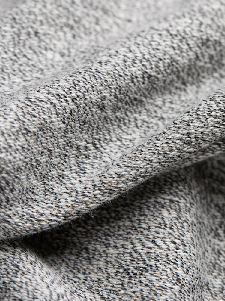 FatFace Grey Textured Crew T-Shirt - Image 6 of 6