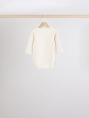 Blue Long Sleeve Baby Bodysuits 5 Pack - Image 4 of 12