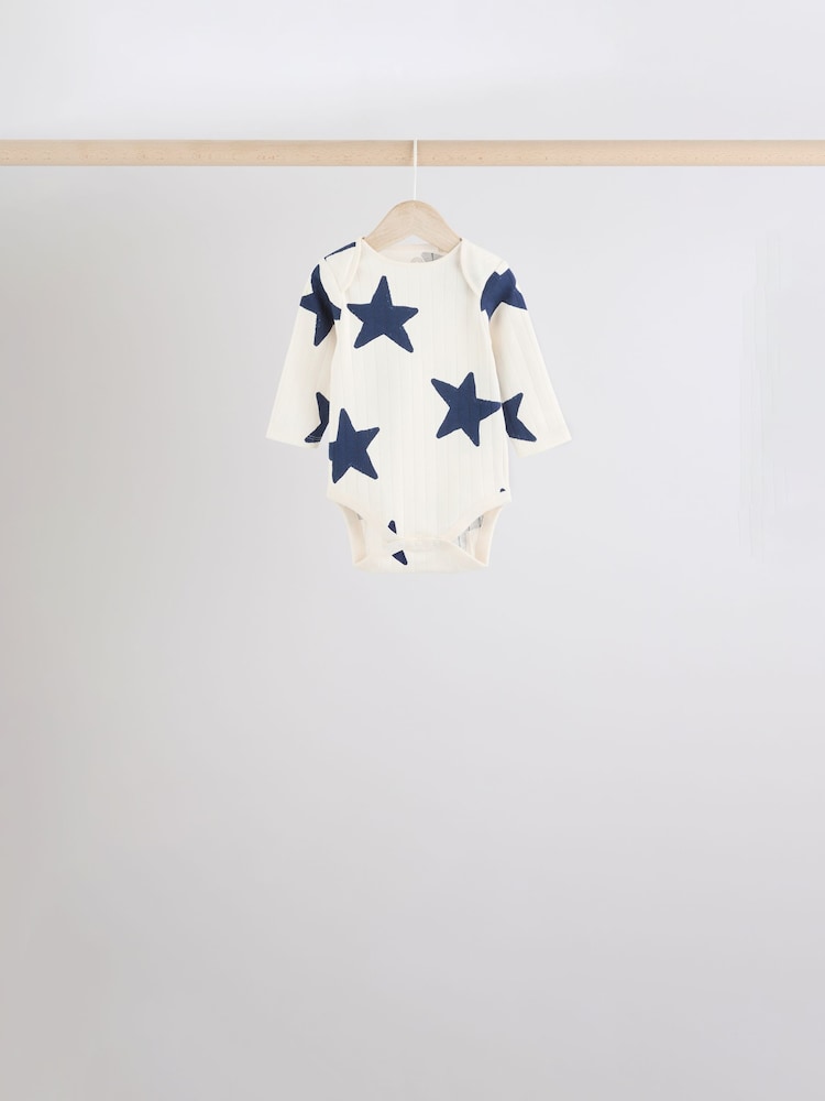 Bleu - Bodys à manches longues pour bébés 5 Pack - Image 7 of 12