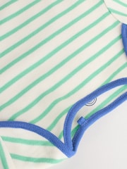 Multi Bright Stripe Short Sleeve Bodysuits 5 Pack - Image 11 of 13