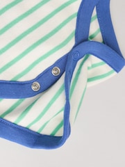 Multi Bright Stripe Short Sleeve Bodysuits 5 Pack - Image 13 of 13