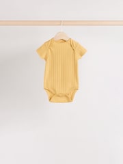 Multi Baby Short Sleeve Bodysuits 5 Pack - Image 3 of 12