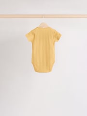 Multi Baby Short Sleeve Bodysuits 5 Pack - Image 4 of 12