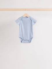 Multi Baby Short Sleeve Bodysuits 5 Pack - Image 6 of 12