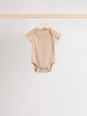 Multi Baby Short Sleeve Bodysuits 5 Pack - Image 7 of 12