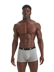 adidas Multi Active Flex Cotton 3 Pack Boxers 5inch - Image 1 of 9