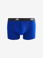 adidas Black/Navy Active Flex Cotton 3 Pack Boxers 5inch - Image 6 of 8