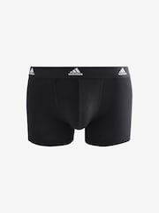 adidas Black/Navy Active Flex Cotton 3 Pack Boxers 5inch - Image 7 of 8