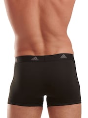 adidas Black Active Micro Flex Boxers 3 Pack - Image 4 of 8