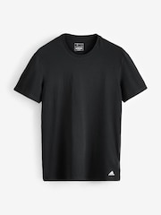 adidas Multi Crew Neck 100% Cotton T-Shirts 3 Pack - Image 8 of 8