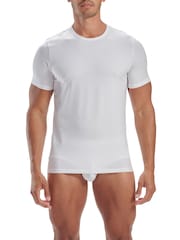 adidas White Crew Neck 100% Cotton T-Shirts 3 Pack - Image 5 of 6