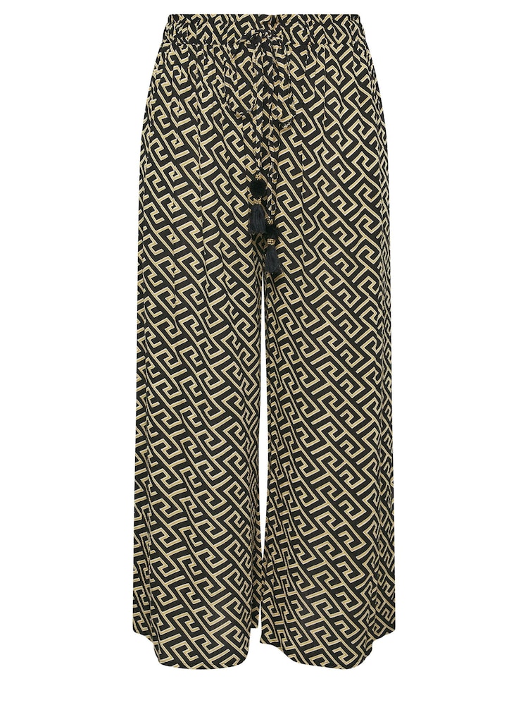 Yours Curve Geometric Print Tassel Trousers - Imagen 5 de 5 Yours Curve Geometric Print Tassel Trousers - Imagen 5 de 5