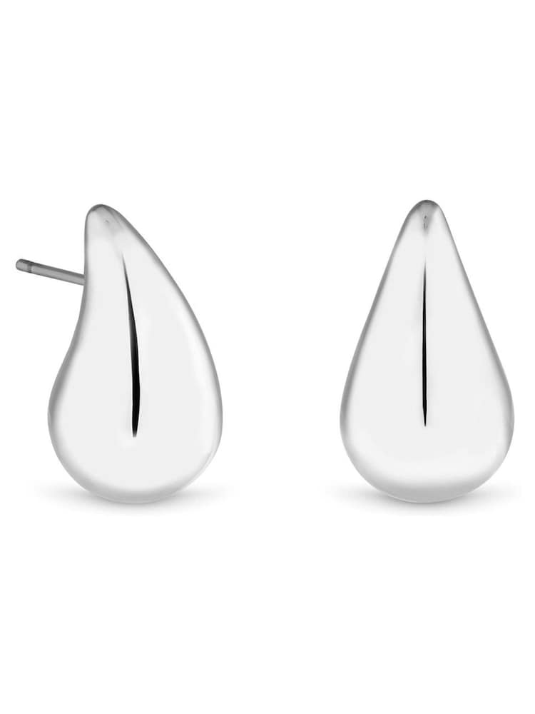 Jon Richard Silver Tone Dome Earrings - Image 1 of 3