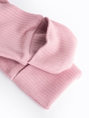 Pink/Purple 100% Cotton Two Way Zip Baby Sleepsuit 3 Pack (0mths-3yrs) - Image 12 of 12