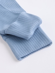 Blue Slogan Baby Zip Sleepsuits 3 Pack (0mths-2yrs) - Image 8 of 10