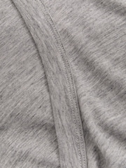 Reiss Grey Charlie Layered Long-Sleeve Top - Image 5 of 5