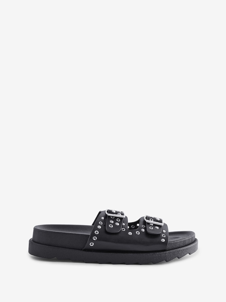 Simply Be Hardware Zwei Schnallenriemen Sandalen in extra breiter Passform - Bild 5 von 5