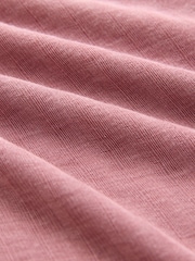 Pink/Cream Strappy Scoop Neck Slouch Ribbed Vests 2 Pack - Image 8 of 8