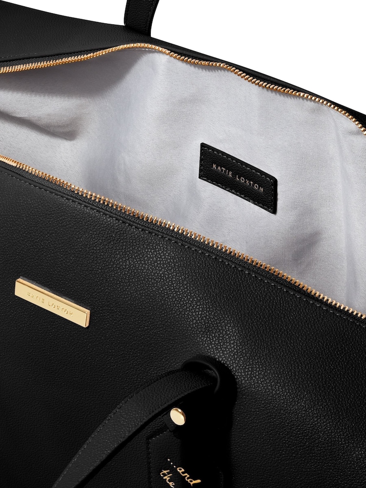 Katie Loxton Black Weekend Holdall Bag - Image 4 of 4 Katie Loxton Black Weekend Holdall Bag - Image 4 of 4