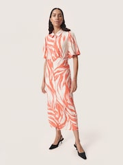 Soaked in Luxury Wynter Midi Half Sleeve Shirt Dress - Image 1 of 5