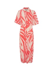 Soaked in Luxury Wynter Midi Half Sleeve Shirt Dress - Image 4 of 5