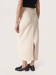 Soaked in Luxury Anastasia Midi Length Pencil White Skirt - Image 3 of 6