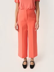 Soaked in Luxury Red Corinne High-Waisted Culotte Trousers - Image 1 of 5