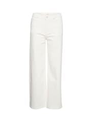 Soaked in Luxury Vanessa Wide Leg High-Waisted White Jeans - Image 4 of 5