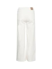 Soaked in Luxury Vanessa Wide Leg High-Waisted White Jeans - Image 5 of 5