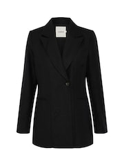 Soaked in Luxury Malia Fitted Single-Breasted Black Blazer - Image 4 of 5