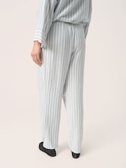Soaked in Luxury Belira Linen Blend Cropped Leg Casual Trousers - Image 2 of 6
