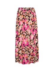 Kaffe Pollie High Waist Pockets Black Maxi Skirt - Image 6 of 6