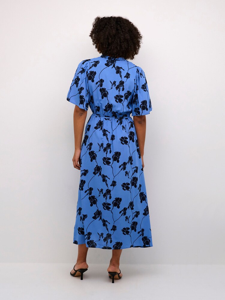 Kaffe Arina Half Sleeve V-Neck Maxi Dress - Image 2 of 5