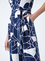Roman Abstract Print Pocket Jumpsuit - Imagen 5 de 5