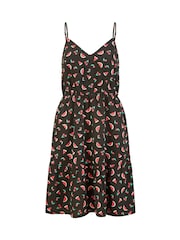 Yumi Black Watermelon Print Sundress - Image 4 of 4