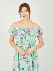 Yumi Blossom Butterfly Bardot Dress - Bild 2 von 4