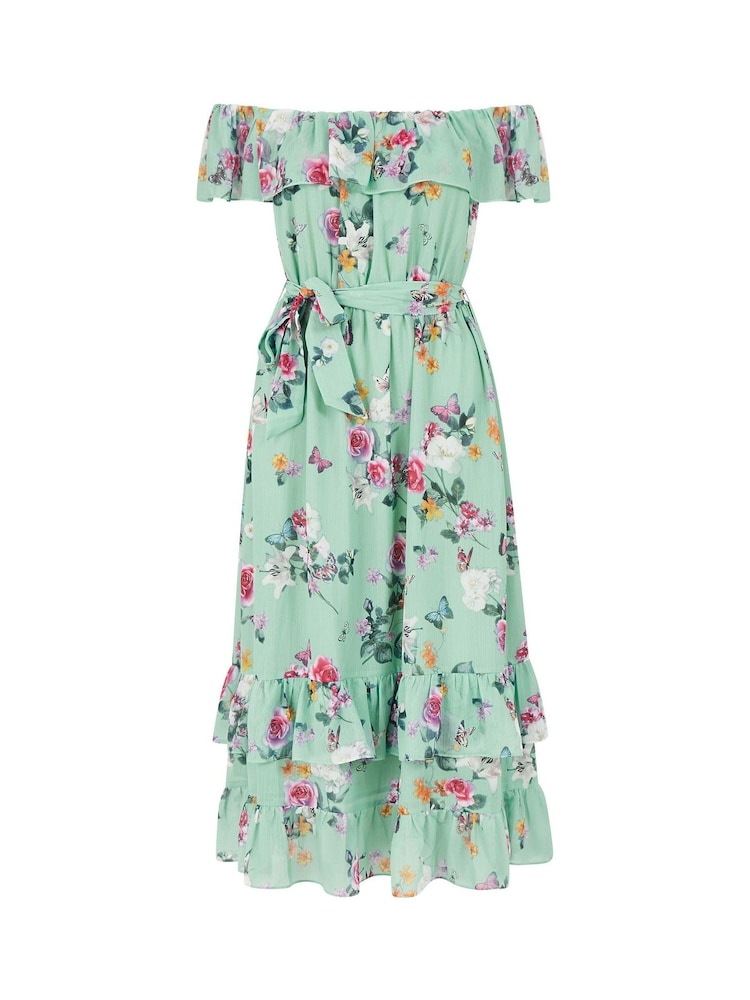 Yumi Blossom Butterfly Bardot Dress - Bild 4 von 4