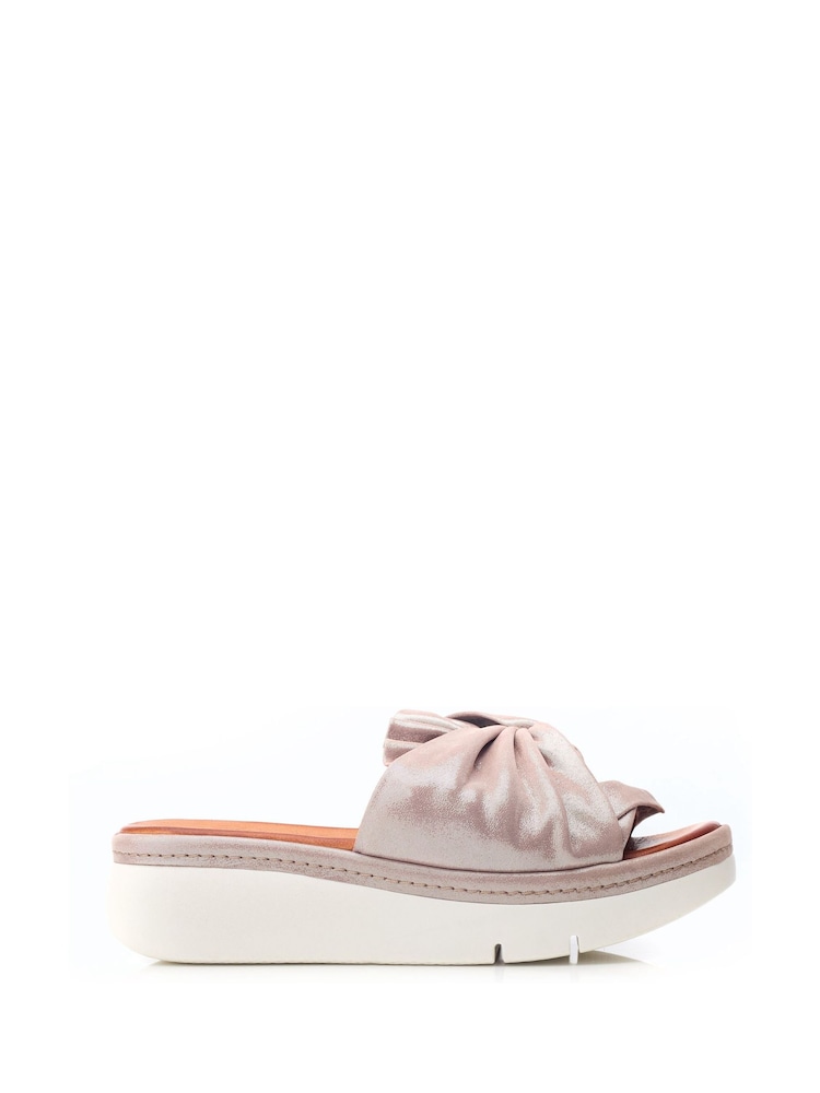 Moda in Pelle Ollin Twist Upper Sport Low Wedge Sliders - Image 1 of 4