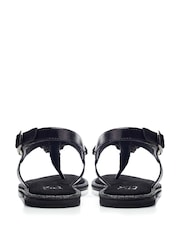 Moda in Pelle Tone Otalia Toe Post Jewel Trim Sandals - Image 3 of 4